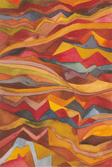Painted Desert I by Cheryl Warrick. SKU 79895h. Archival Giclee Fine art print for wall decor.