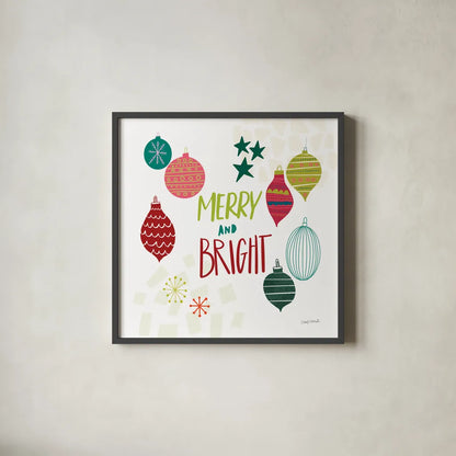 Peace Love Joy IV by Cheryl Warrick. Shown in a sleek black glass frame for a contemporary gallery look. Available as an archival giclee rolled canvas, fine art paper, or poster print. SKU 79262a.