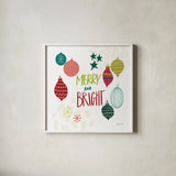 Peace Love Joy IV by Cheryl Warrick. Shown in a crisp white glass frame for a clean and minimalist style. Available as an archival giclee rolled canvas, fine art paper, or poster print. SKU 79262a.