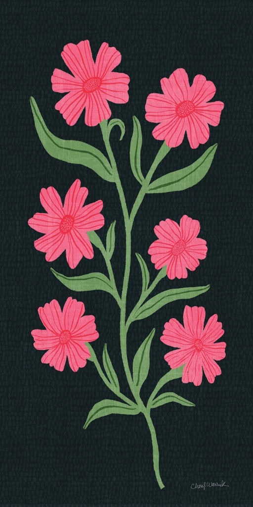 Petal and Stem I by Cheryl Warrick