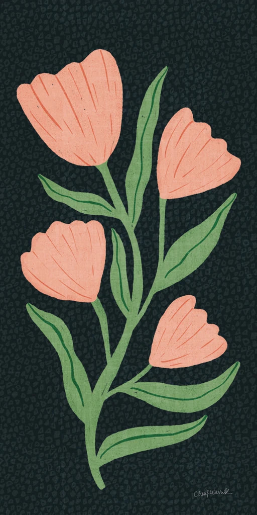 Petal and Stem II by Cheryl Warrick
