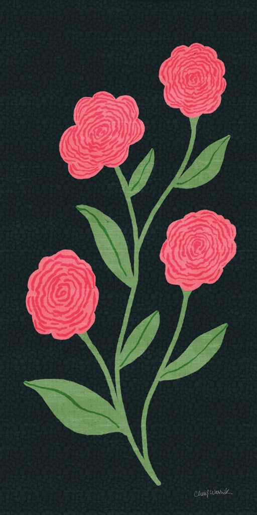 Petal and Stem V by Cheryl Warrick