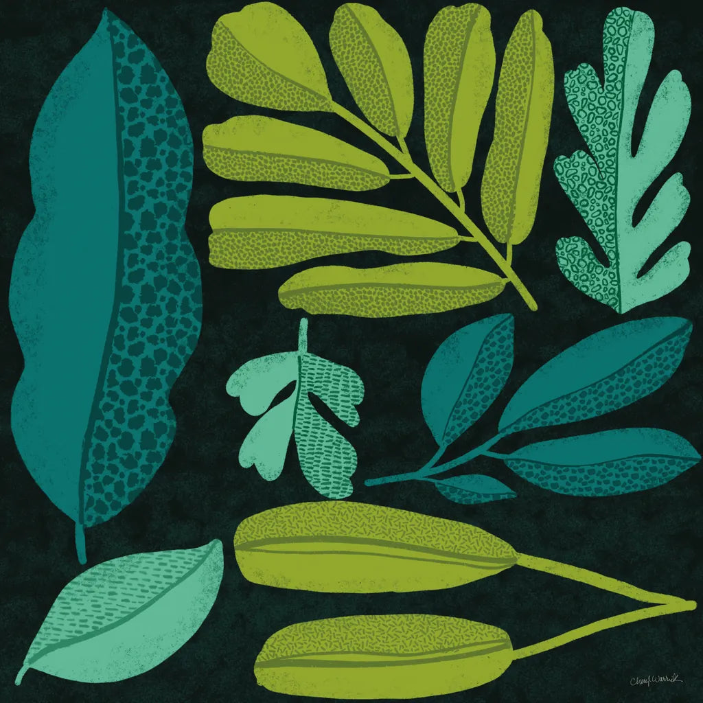 Plant Toss I by Cheryl Warrick. SKU 90945a. Archival Giclee Fine art print for wall decor.