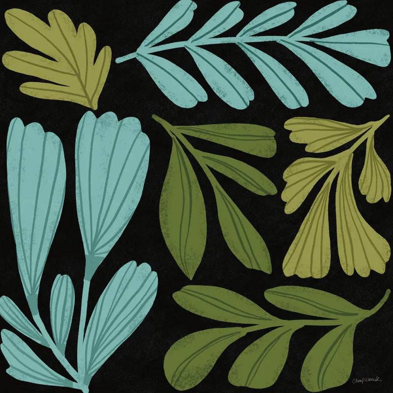 Plant Toss III by Cheryl Warrick. SKU 90947a. Archival Giclee Fine art print for wall decor.