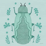 Playful Bugs I by Cheryl Warrick. SKU 102954a. Archival Giclee Fine art print for wall decor.