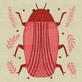 Playful Bugs IV by Cheryl Warrick. SKU 102957a. Archival Giclee Fine art print for wall decor.