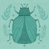 Playful Bugs V by Cheryl Warrick. SKU 102958a. Archival Giclee Fine art print for wall decor.