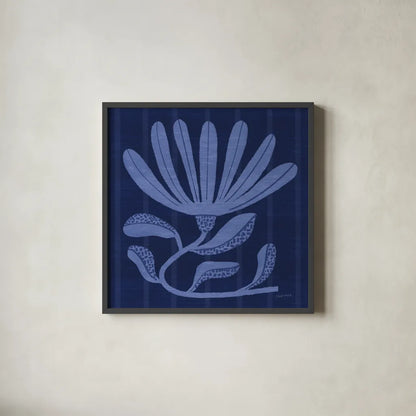 Playful Petals I by Cheryl Warrick. Shown in a sleek black glass frame for a contemporary gallery look. Available as an archival giclee rolled canvas, fine art paper, or poster print. SKU 102944a.