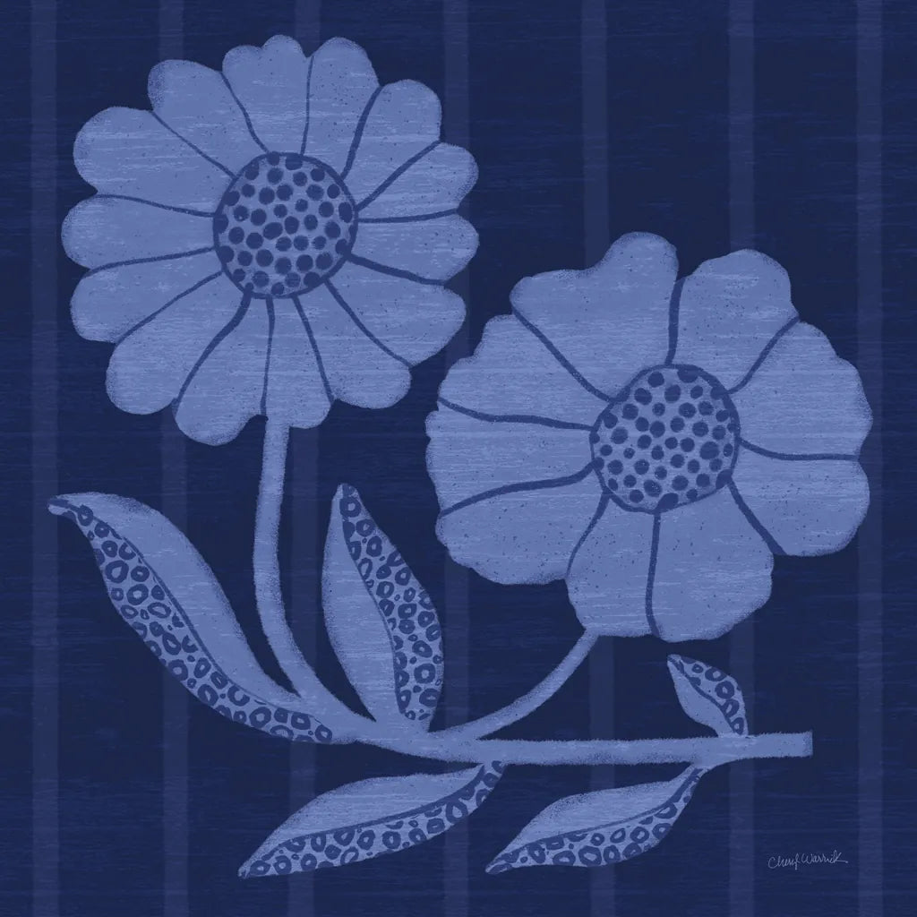 Playful Petals II by Cheryl Warrick. SKU 102945a. Archival Giclee Fine art print for wall decor.