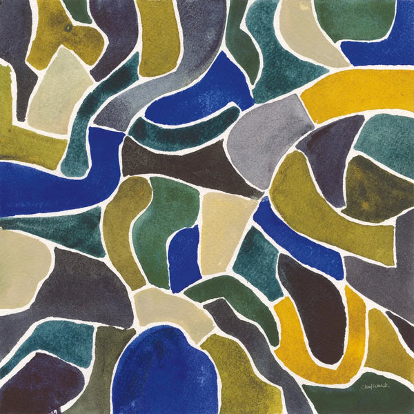 Puzzled I by Cheryl Warrick. SKU 103263a. Archival Giclee Fine art print for wall decor.