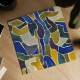 Puzzled II by Cheryl Warrick. Shown as a detailed flat fine art print, highlighting archival giclee quality. Available as an archival giclee rolled canvas, fine art paper, or poster print. SKU 103264a.