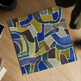 Puzzled III by Cheryl Warrick. Shown as a detailed flat fine art print, highlighting archival giclee quality. Available as an archival giclee rolled canvas, fine art paper, or poster print. SKU 103265a.