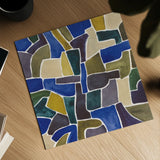 Puzzled IV by Cheryl Warrick. Shown as a detailed flat fine art print, highlighting archival giclee quality. Available as an archival giclee rolled canvas, fine art paper, or poster print. SKU 103266a.