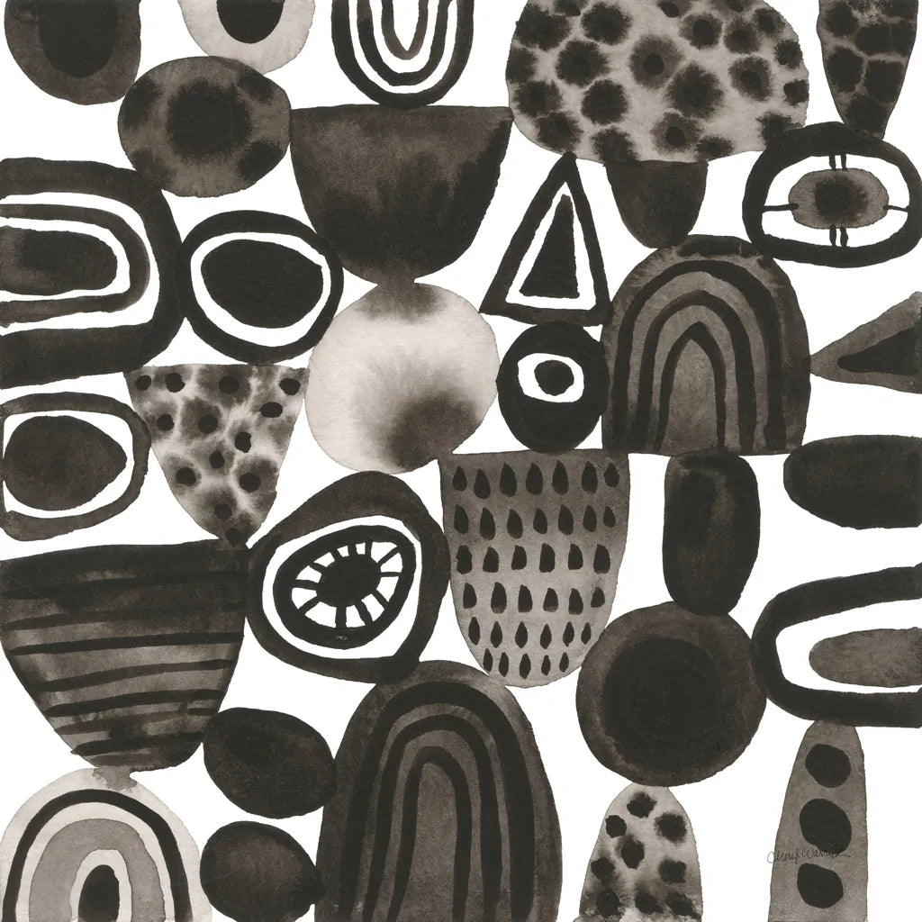 Quirky I by Cheryl Warrick. SKU 86956a. Archival Giclee Fine art print for wall decor.