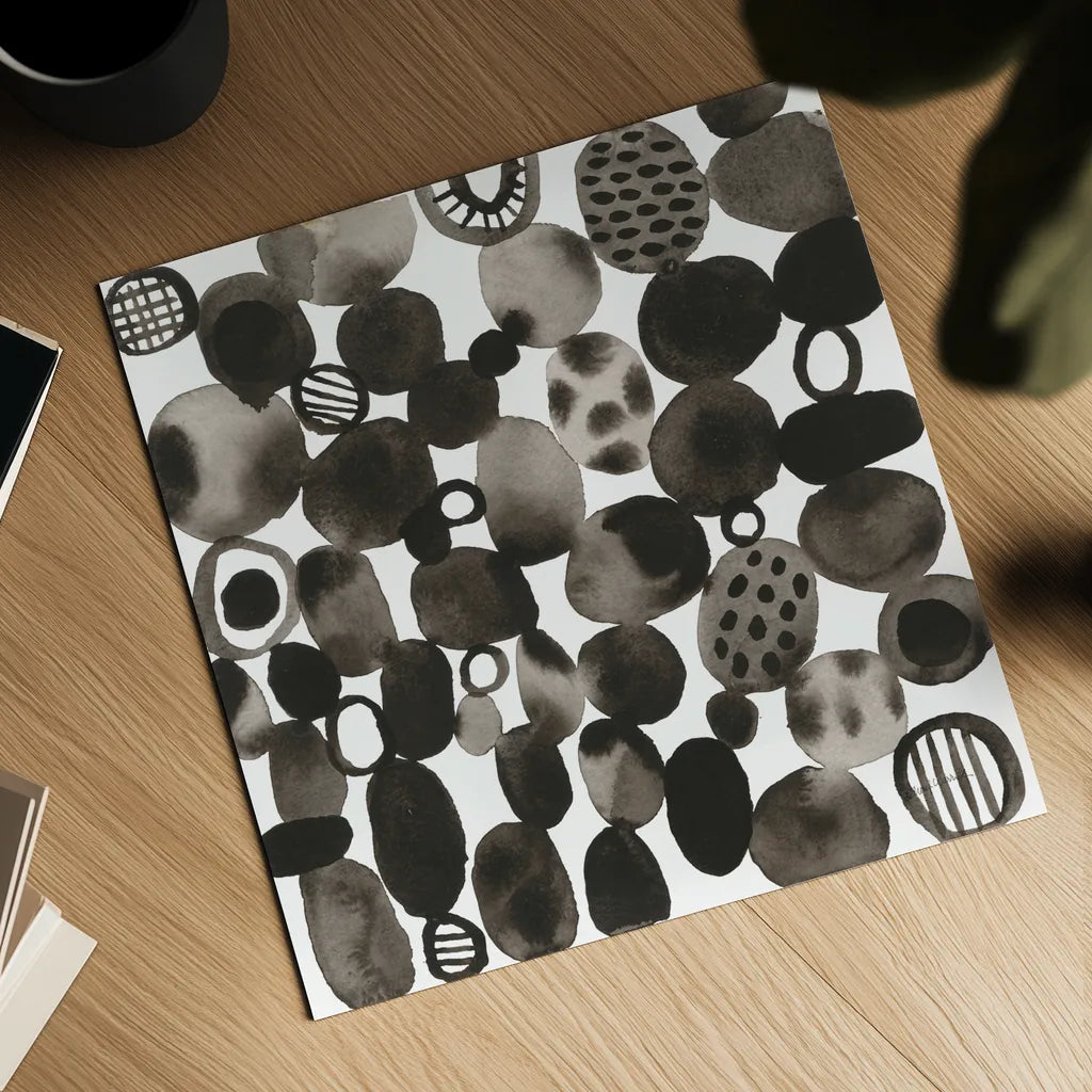 Quirky III by Cheryl Warrick. Shown as a detailed flat fine art print, highlighting archival giclee quality. Available as an archival giclee rolled canvas, fine art paper, or poster print. SKU 86958a.