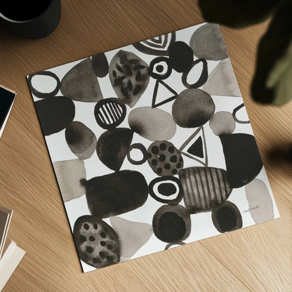 Quirky IV by Cheryl Warrick. Shown as a detailed flat fine art print, highlighting archival giclee quality. Available as an archival giclee rolled canvas, fine art paper, or poster print. SKU 86959a.