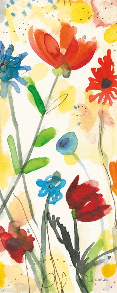 Sarahs Garden Panel I by Cheryl Warrick