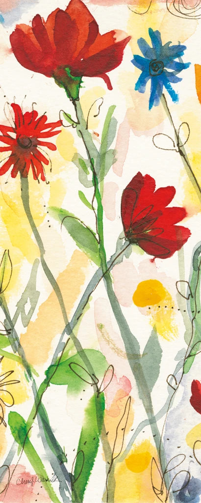 Sarahs Garden Panel II by Cheryl Warrick