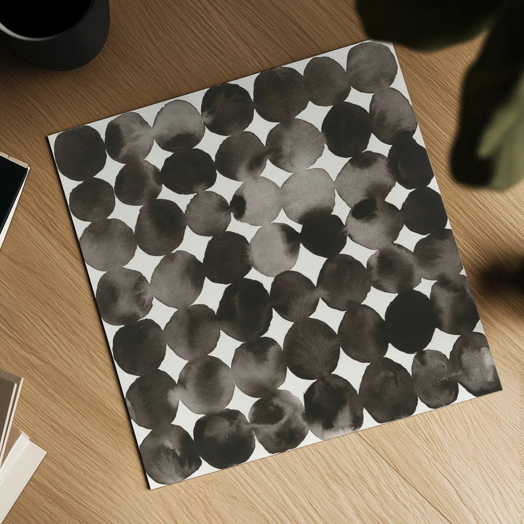 Seeing Spots I by Cheryl Warrick. Shown as a detailed flat fine art print, highlighting archival giclee quality. Available as an archival giclee rolled canvas, fine art paper, or poster print. SKU 86960a.