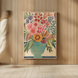 Simple Gifts I by Cheryl Warrick. shown as over sized large wall art. Available as an archival giclee rolled canvas, fine art paper, or poster print. SKU 103261h.