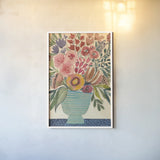Simple Gifts I by Cheryl Warrick. shown as a paper print in a white frame. Available as a archival giclee rolled canvas, fine art paper, or poster print. SKU 103261h.