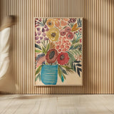 Simple Gifts II by Cheryl Warrick. shown as over sized large wall art. Available as an archival giclee rolled canvas, fine art paper, or poster print. SKU 103262h.