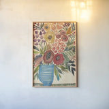 Simple Gifts II by Cheryl Warrick. shown as a paper print in a natural frame. Available as a archival giclee rolled canvas, fine art paper, or poster print. SKU 103262h.