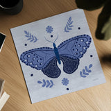 Simply Butterflies II by Cheryl Warrick. Shown as a detailed flat fine art print, highlighting archival giclee quality. Available as an archival giclee rolled canvas, fine art paper, or poster print. SKU 102962a.