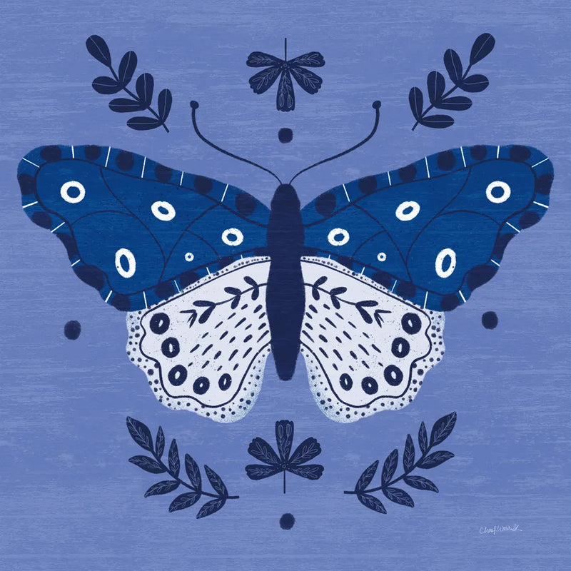 Simply Butterflies III by Cheryl Warrick. SKU 102963a. Archival Giclee Fine art print for wall decor.