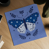 Simply Butterflies III by Cheryl Warrick. Shown as a detailed flat fine art print, highlighting archival giclee quality. Available as an archival giclee rolled canvas, fine art paper, or poster print. SKU 102963a.