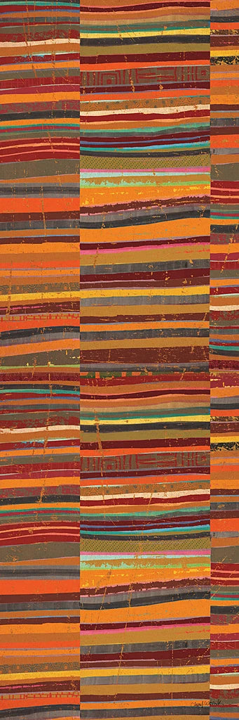 Spice Stripes Panel I by Cheryl Warrick