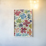 Spring Joy I by Cheryl Warrick. shown as a paper print in a white frame. Available as a archival giclee rolled canvas, fine art paper, or poster print. SKU 86972h.