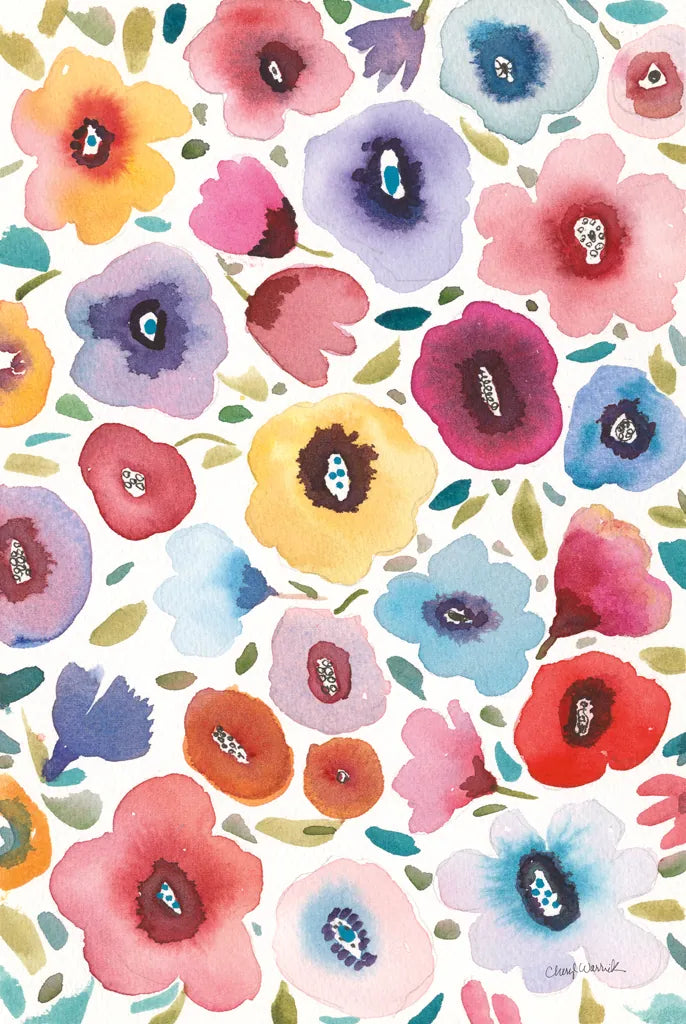 Spring Joy II by Cheryl Warrick. SKU 86973h. Archival Giclee Fine art print for wall decor.