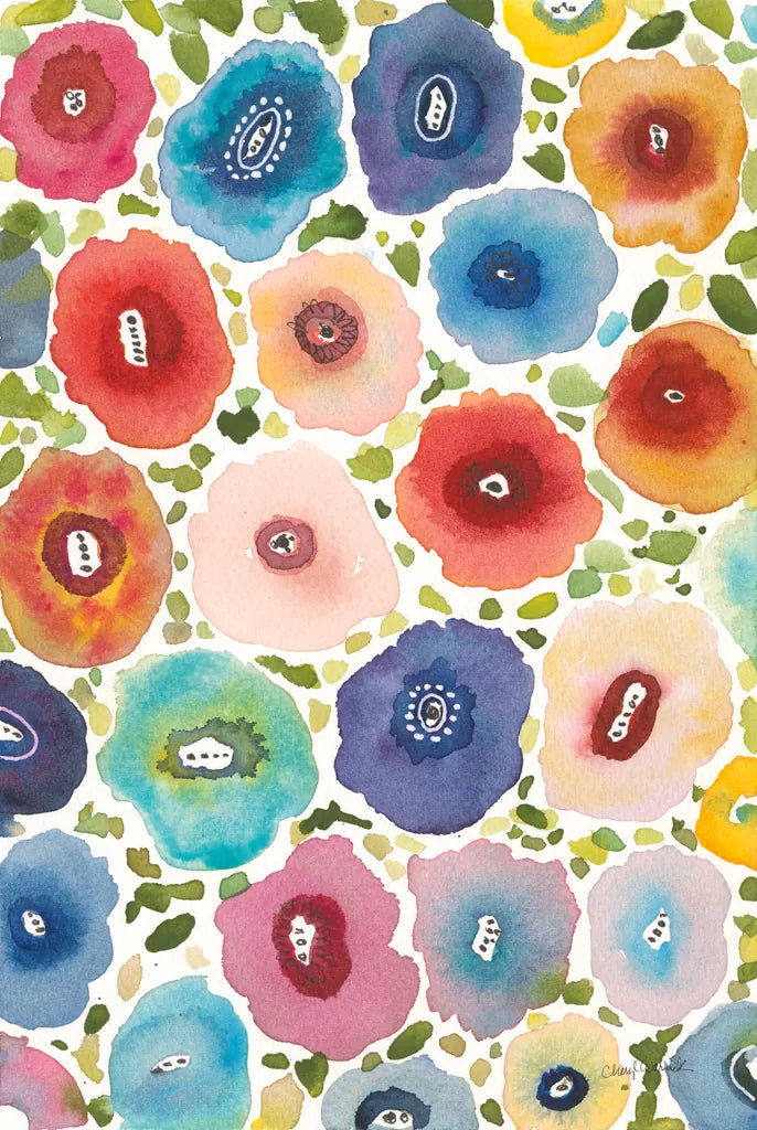 Spring Joy III by Cheryl Warrick. SKU 86974h. Archival Giclee Fine art print for wall decor.