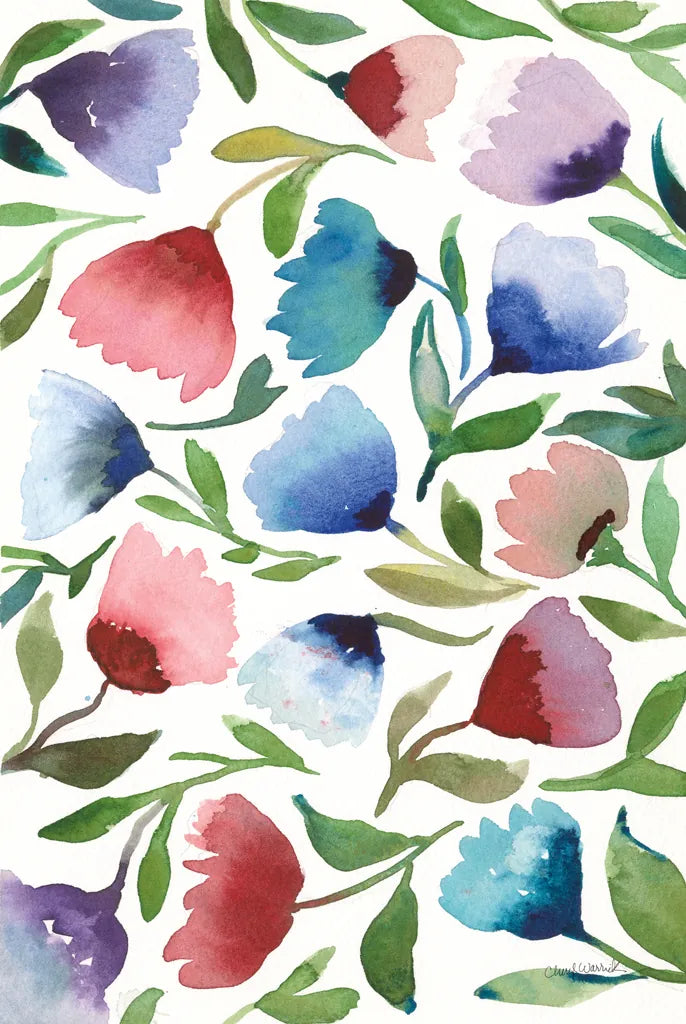 Spring Joy IV by Cheryl Warrick. SKU 86975h. Archival Giclee Fine art print for wall decor.