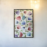 Spring Joy IV by Cheryl Warrick. shown as a paper print in a black flame. Available as a archival giclee rolled canvas, fine art paper, or poster print. SKU 86975h.
