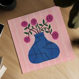Still Blooms I by Cheryl Warrick. Shown as a detailed flat fine art print, highlighting archival giclee quality. Available as an archival giclee rolled canvas, fine art paper, or poster print. SKU 103990a.