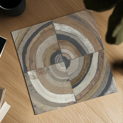 The Center I Abstract Crop Dark by Cheryl Warrick. Shown as a detailed flat fine art print, highlighting archival giclee quality. Available as an archival giclee rolled canvas, fine art paper, or poster print. SKU 79821a.