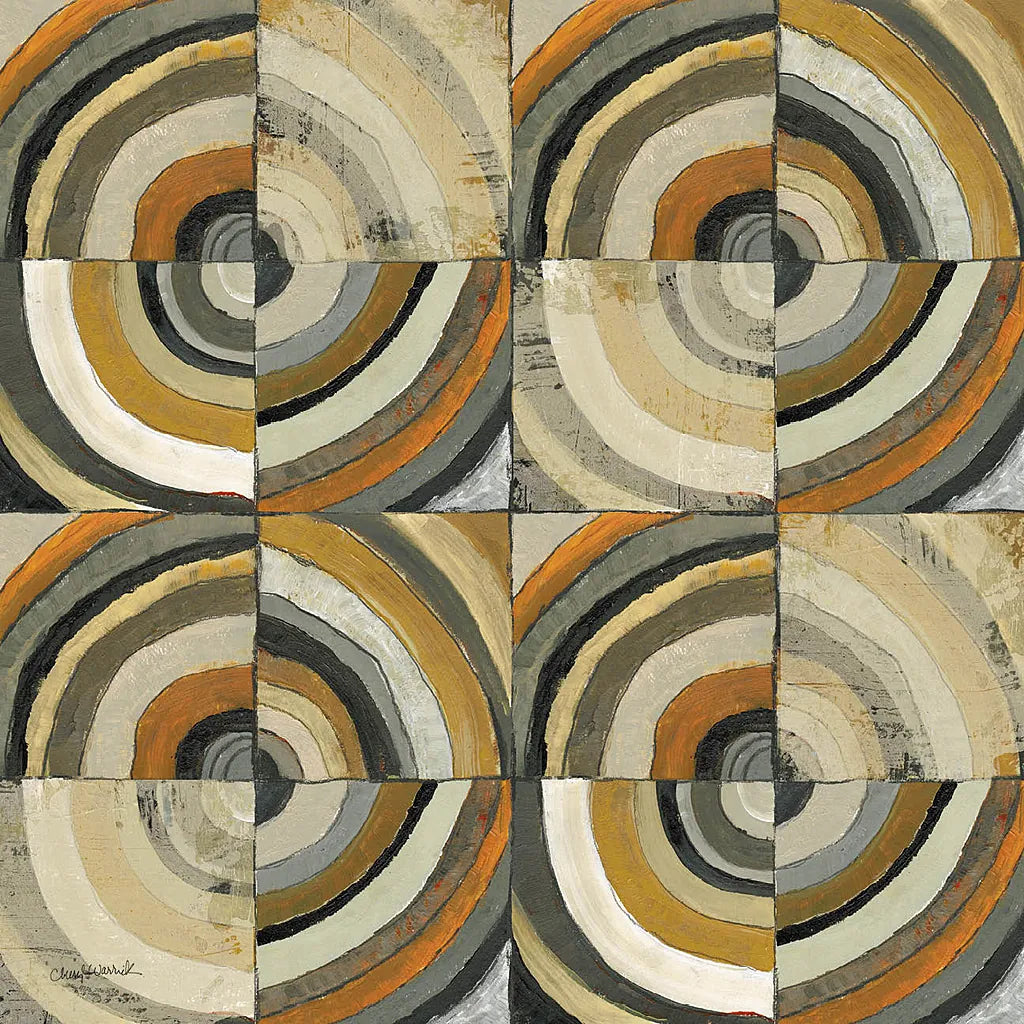 The Center II Abstract by Cheryl Warrick. SKU 37814a. Archival Giclee Fine art print for wall decor.