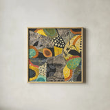 Time Lapse II by Cheryl Warrick. Shown in a natural wood glass frame for a timeless modern aesthetic. Available as an archival giclee rolled canvas, fine art paper, or poster print. SKU 103552a.
