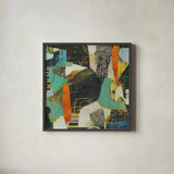 Time Lapse VI by Cheryl Warrick. Shown in a sleek black glass frame for a contemporary gallery look. Available as an archival giclee rolled canvas, fine art paper, or poster print. SKU 103556a.