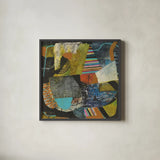 Time Lapse VIII by Cheryl Warrick. Shown in a sleek black glass frame for a contemporary gallery look. Available as an archival giclee rolled canvas, fine art paper, or poster print. SKU 103558a.