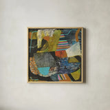 Time Lapse VIII by Cheryl Warrick. Shown in a natural wood glass frame for a timeless modern aesthetic. Available as an archival giclee rolled canvas, fine art paper, or poster print. SKU 103558a.