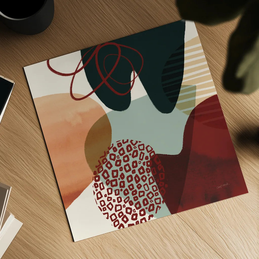 Variety II by Cheryl Warrick. Shown as a detailed flat fine art print, highlighting archival giclee quality. Available as an archival giclee rolled canvas, fine art paper, or poster print. SKU 90930a.