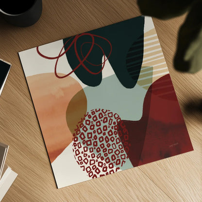 Variety II by Cheryl Warrick. Shown as a detailed flat fine art print, highlighting archival giclee quality. Available as an archival giclee rolled canvas, fine art paper, or poster print. SKU 90930a.