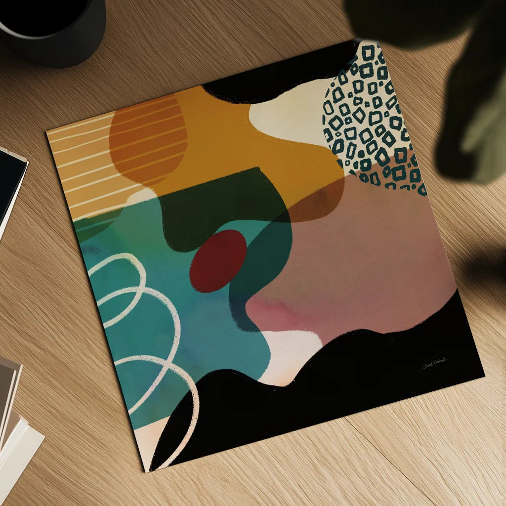 Variety III by Cheryl Warrick. Shown as a detailed flat fine art print, highlighting archival giclee quality. Available as an archival giclee rolled canvas, fine art paper, or poster print. SKU 90931a.