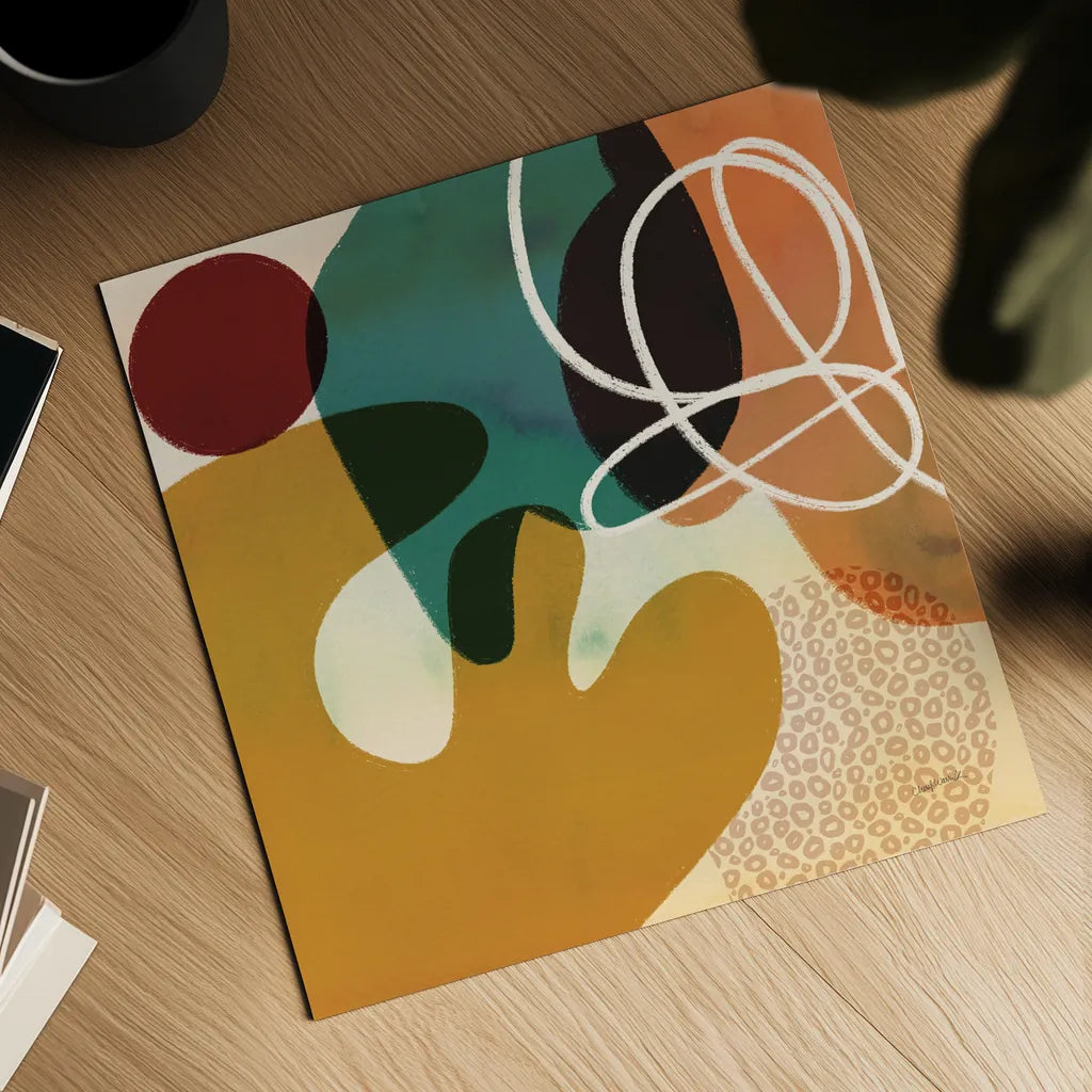 Variety IV by Cheryl Warrick. Shown as a detailed flat fine art print, highlighting archival giclee quality. Available as an archival giclee rolled canvas, fine art paper, or poster print. SKU 90932a.