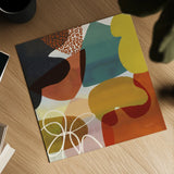 Variety VI by Cheryl Warrick. Shown as a detailed flat fine art print, highlighting archival giclee quality. Available as an archival giclee rolled canvas, fine art paper, or poster print. SKU 90934a.
