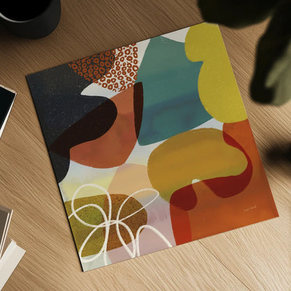 Variety VI by Cheryl Warrick. Shown as a detailed flat fine art print, highlighting archival giclee quality. Available as an archival giclee rolled canvas, fine art paper, or poster print. SKU 90934a.