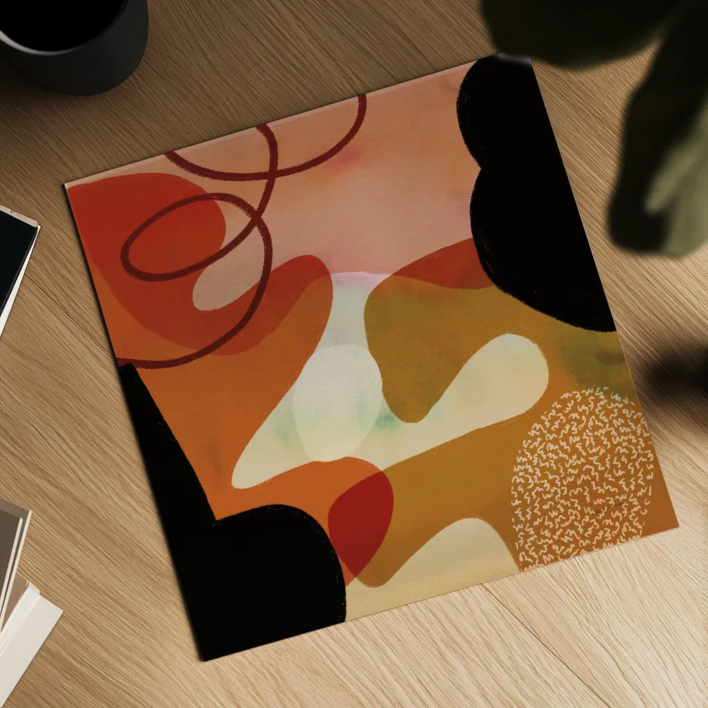 Variety VII by Cheryl Warrick. Shown as a detailed flat fine art print, highlighting archival giclee quality. Available as an archival giclee rolled canvas, fine art paper, or poster print. SKU 90935a.